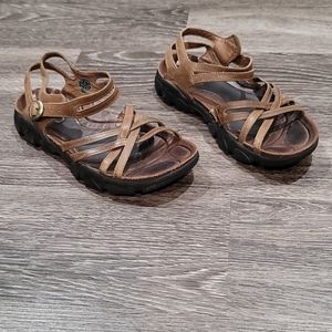 Keen Brown Strappy Sandals
